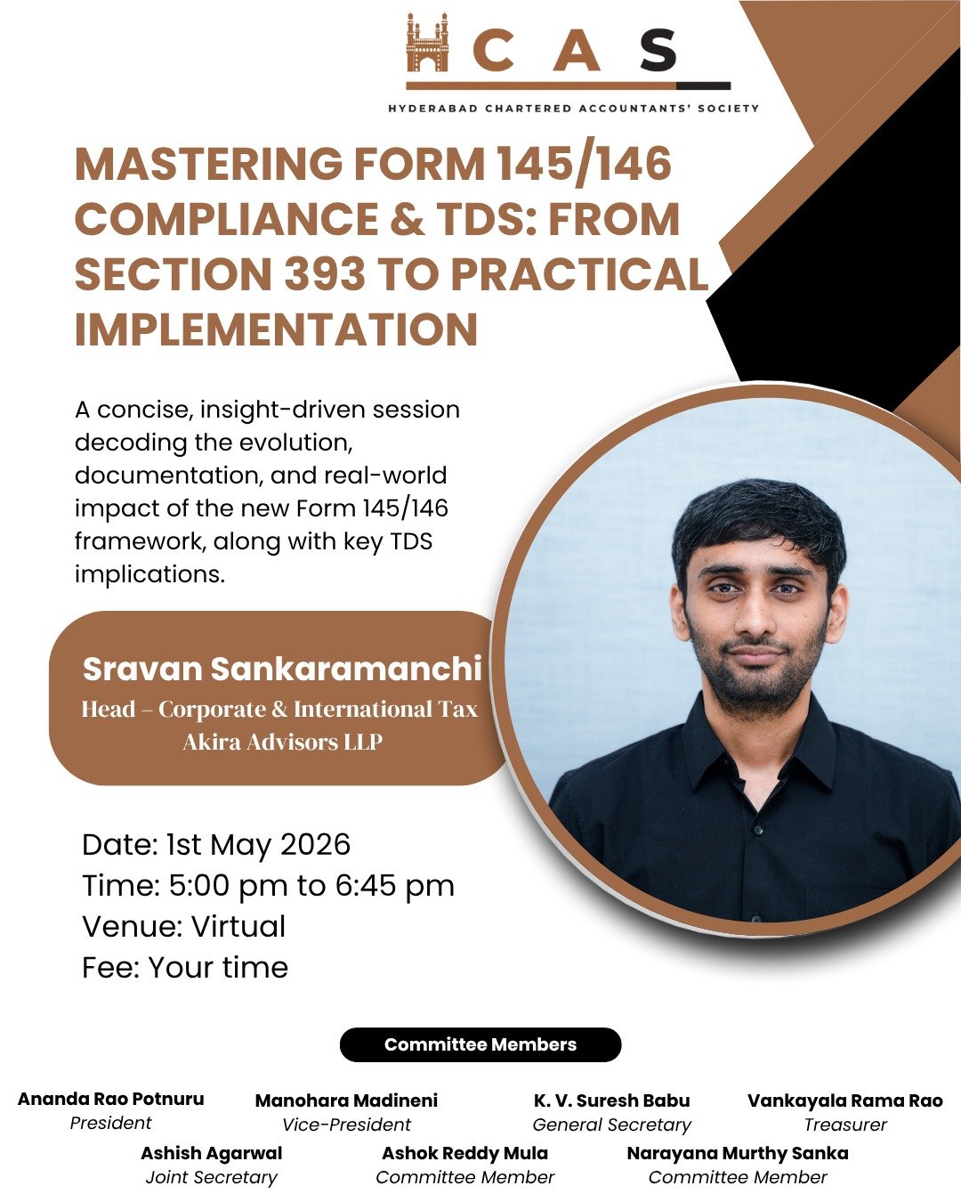 HCAS Virtual Session | Mastering Form 145/146 Compliance & TDS: From ...